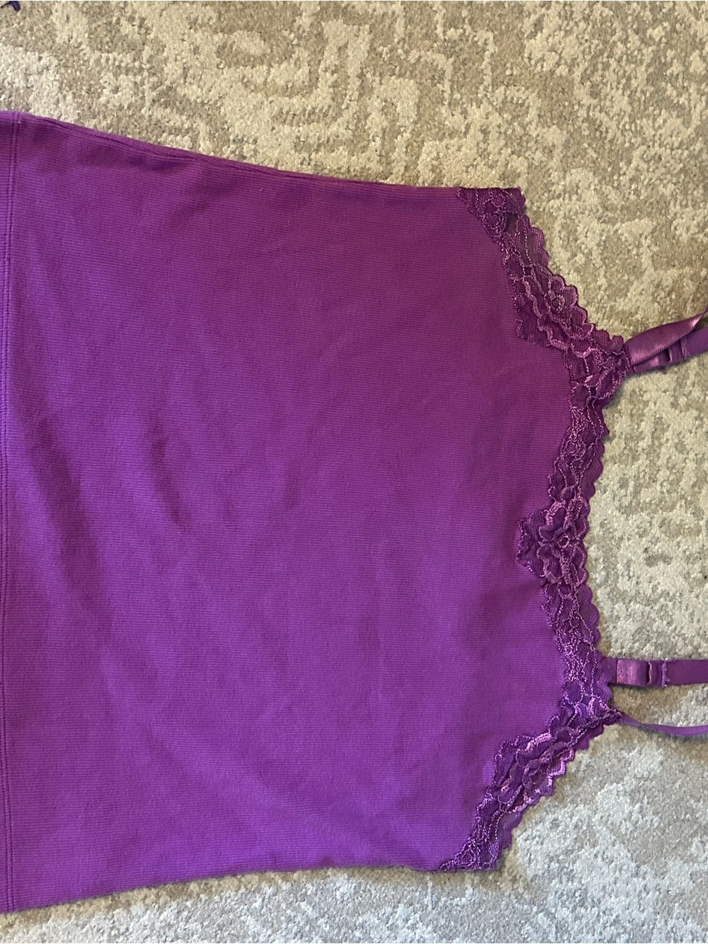 Chico's Bright Purple Ribbed Cami